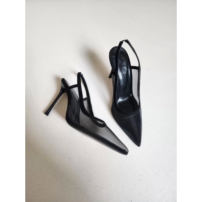Pantofi cu toc Mesh - Img 1