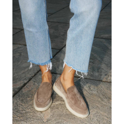 Pantofi mocasini Wisk S piele intoarsa - Img 1