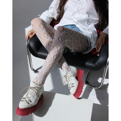 Pantofi casual cu siret Farro White&Whine piele naturala - Img 6