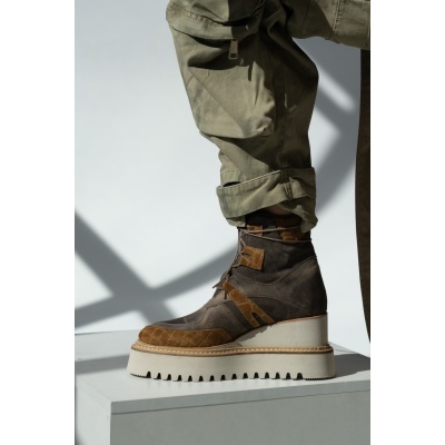 Ghete Desert Storm Combo piele naturală - Img 2