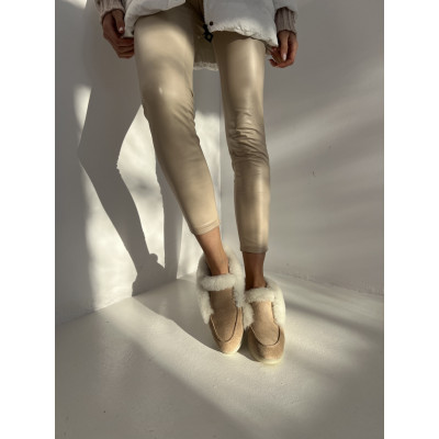 Ghete Lara nude piele naturala - Img 2