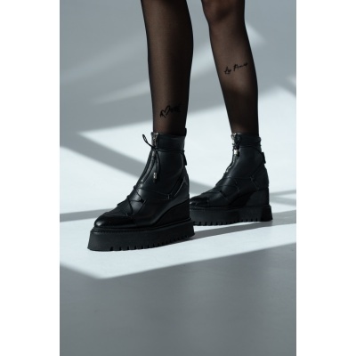 Ghete Marine piele naturală stretch matte - Img 2