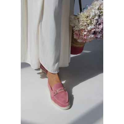 Pantofi mocasini Wisk Poudre II piele intoarsa - Img 3