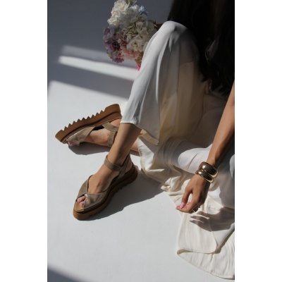 Pantofi Nocciola Suede Softgold Limited Edition - Img 4