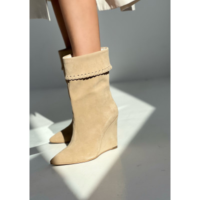 Botine Fabia Bej - Img 2