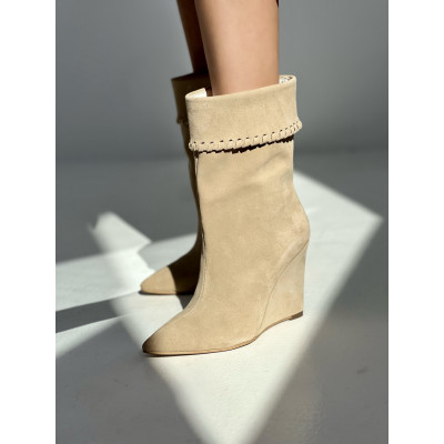Botine Fabia Bej - Img 3