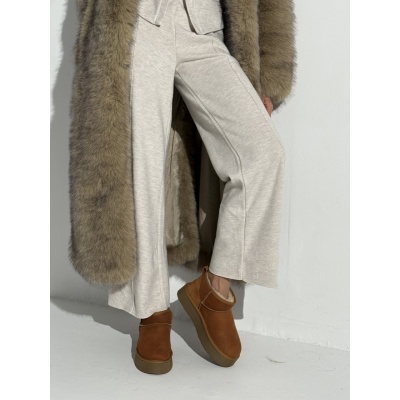 Ghete Snow Camel tip ugg piele naturala - Img 8