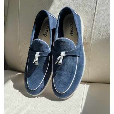 Pantofi Laro Men Navy/Alb piele naturala