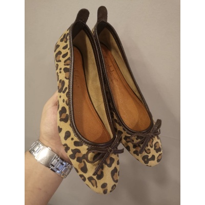 Balerini Icon Animalprint piele naturala