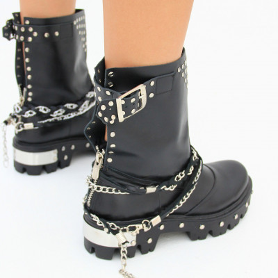 Ghete bocanci Star S Matte piele naturala - Img 1