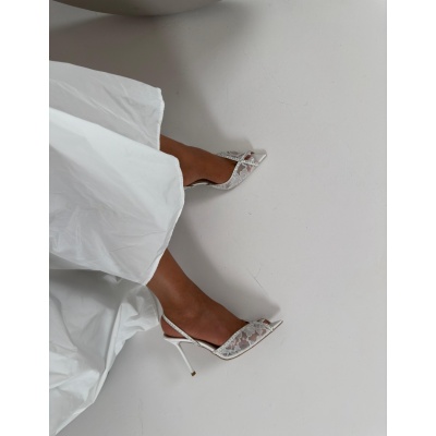 Pantofi Love&Lace white - Img 3
