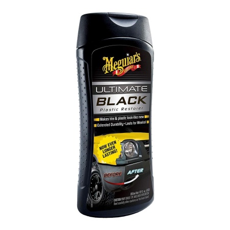 Intretinere elemente de plastic Meguiar's Ultimate Black, 355 ml
