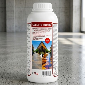 Lac protector transparent pentru pardoseli din beton, piatră naturală și pavaje - CELESTE FORTIS, 5 l - Img 2