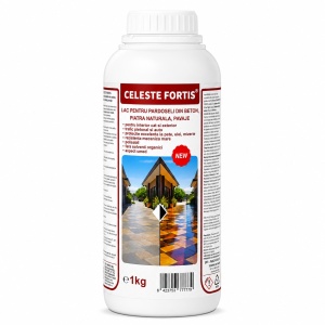 Lac protector transparent pentru pardoseli din beton, piatră naturală și pavaje - CELESTE FORTIS, 1 l