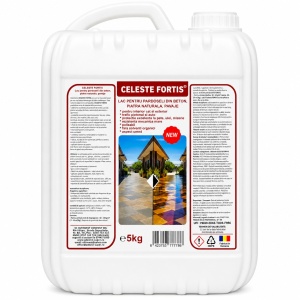 Lac protector transparent pentru pardoseli din beton, piatră naturală și pavaje - CELESTE FORTIS, 5 l
