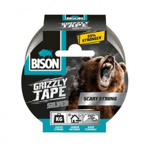 Banda adeziva texturara pentru reparatii Bison Grizzly, 48 mm x 10 m