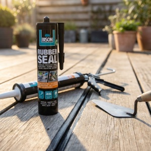 Bison Rubber Seal 310ml, Negru – Hidroizolație Lichidă pe Bază de Cauciuc și Polimeri - Img 4