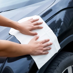 Super Lavetă Auto din Microfibră Premium pentru Curățare și Lustruire, Set 2 buc, 30x40 cm - Img 3