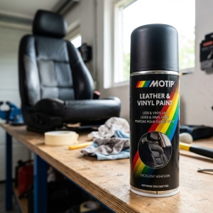 Vopsea pentru piele MOTIP Leather Paint, negru, 200ml - Img 2