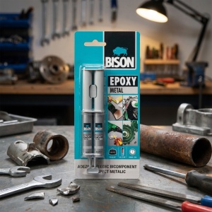 Adeziv pentru metal Bison Epoxy, 2x12ml, blister - Img 2