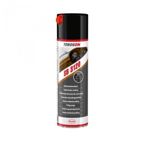 Spray Antifon Cauciucat Teroson SB 3120, 500ml, Negru – Protecție Șasiu Flexibilă, Anti-Pietriș și Anticoroziune