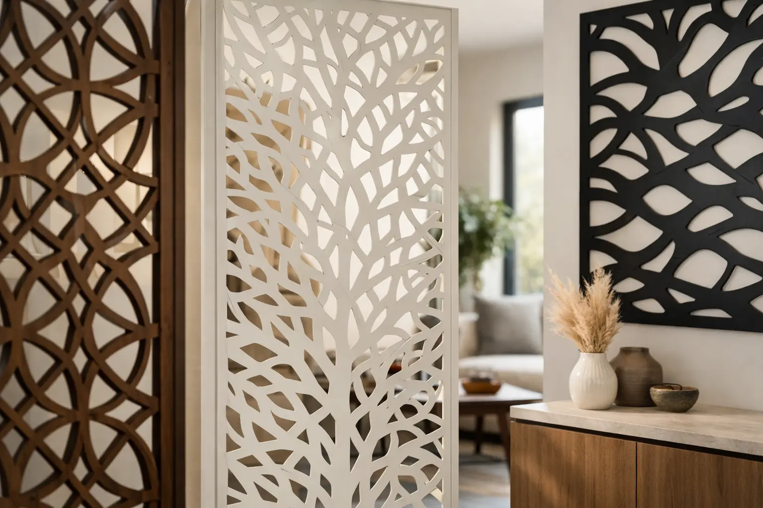 Panouri decorative traforate interior: cum alegi