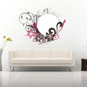 STICKER PURPLE FLOWER