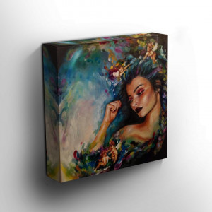 TABLOU THE GIRL WITH THE CUPID