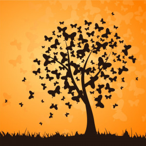 STICKER BUTTERFLY - TREE - Img 2