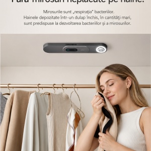 Dressing Fresh – Purificator inteligent pentru dulap și dressing - Img 2