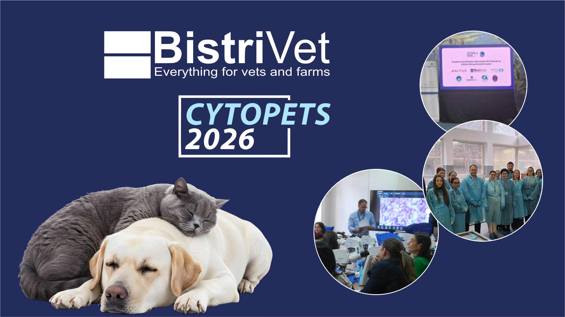 CYTOPETS 2026: două sesiuni dedicate citologiei veterinare și aplicabilității clinice