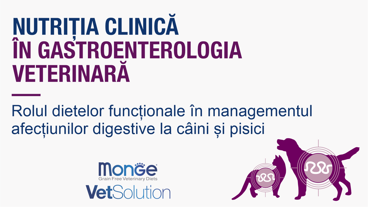 Nutriția clinică în gastroenterologia veterinară: rolul dietelor funcționale în managementul afecțiunilor digestive la câini și pisici