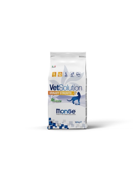 1580 MONGE C VETSOLUTION URINARY STRUVITE 1,5KG
