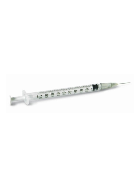 Seringi 1 ml cu ac 21 G (3 CP) 100 buc