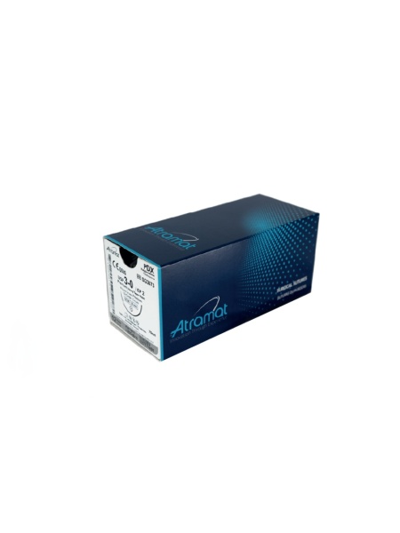 ATRAMAT P2693-75 PGA 3/0 REVERSE CUTTING NEEDLE 1/2 CIRCLE, 26 MM PREMIUM 75