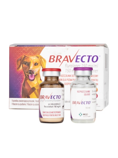 BRAVECTO INJECTABIL 1*2.51 G+1*16ML