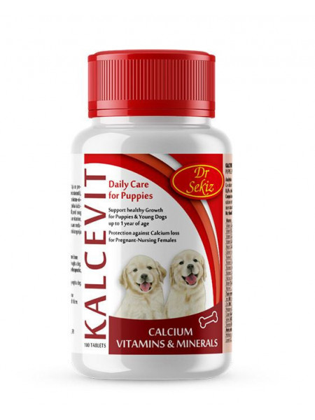 Kalcevit 100 tab 120 g, Supliment nutrițional pentru căței și femele gestante
