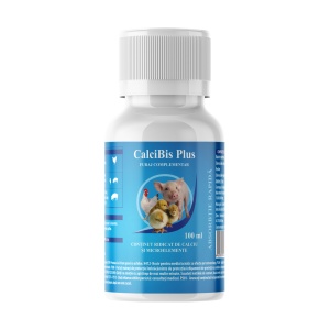CalciBis Plus 100 ml - Furaj complementar dietetic pentru pasari si suine - Img 1