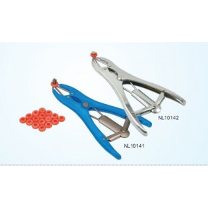 Cleste inox de aplicat inele din cauciuc