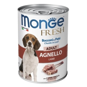 MONGE HRANA UMEDA PENTRU CAINI ADULTI, MIEL, BUCATI IN PATE 400 G - 4571