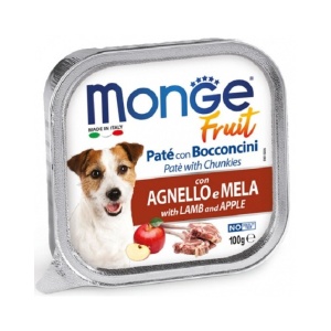 MONGE HRANA UMEDA PENTRU CAINI, MIEL SI MAR, PATE SI BUCATI 100 G - 3222
