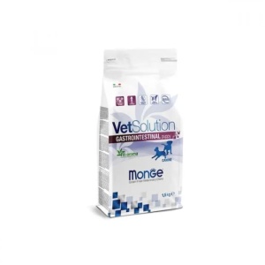 MONGE VETSOLUTION HRANA USCATA PENTRU CAINI PUI, GASTROINTESTINAL 1,5 KG - 108N