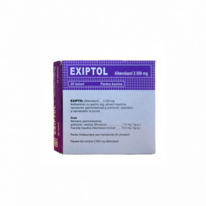 Exiptol 2500 mg 20 boluri/cutie