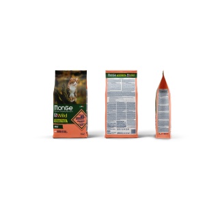 MONGE BWILD HRANA USCATA FARA CEREALE PENTRU PISICI ADULTE, SOMON SI MAZARE 1,5 KG - 2072 - Img 2