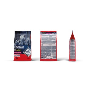 MONGE BWILD HRANA USCATA PENTRU CAINI PUI SI JUNIOR DE TOATE TALIILE, LOW GRAIN, CERB 2,5 KG - 1853 - Img 2