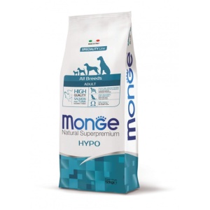 MONGE HRANA USCATA PENTRU CAINI ADULTI DE TOATE TALIILE, HIPOALERGENICA, PESTE 15 KG - 6439