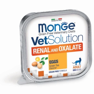 MONGE VETSOLUTION HRANA UMEDA PENTRU PISICI, RENAL & OXALATE 100 G - 4649