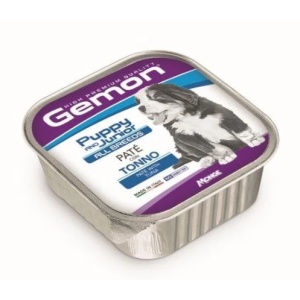 GEMON HRANA UMEDA PENTRU CAINI PUI SI JUNIOR, TON, PATE 150 G - 0469