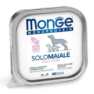 MONGE HRANA UMEDA MONOPROTEICA PENTRU CAINI, PORC 100%, PATE 150 G - 4410