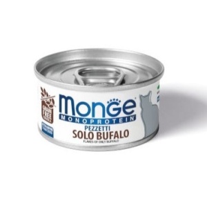 MONGE HRANA UMEDA MONOPROTEICA PENTRU PISICI, BIVOL 80 G - 1382